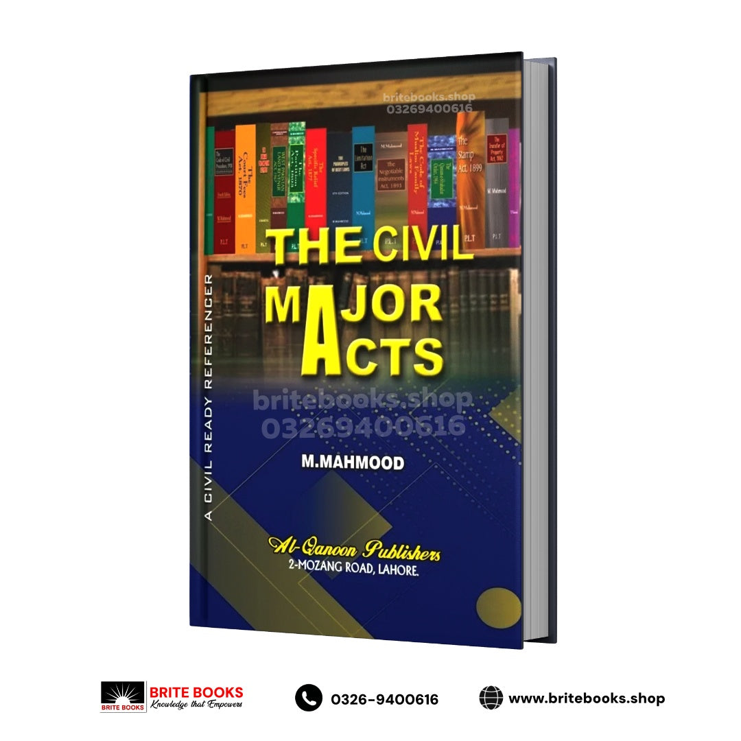 The Civil Major Acts 2026 By M. Mahmood
