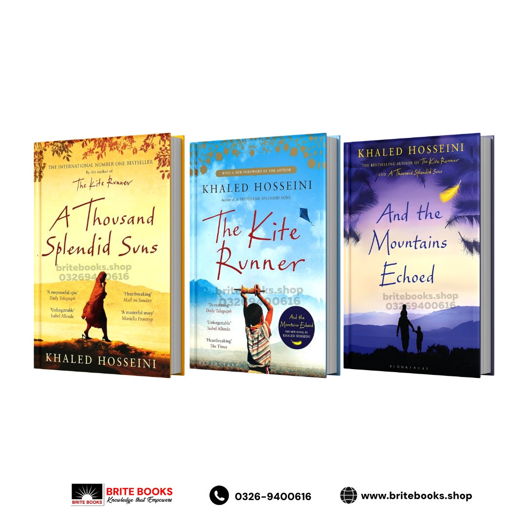 Khaled Hosseini Collection: The Kite Runner, A Thousand Splendid Suns & And the Mountains Echoed (Set of 3)