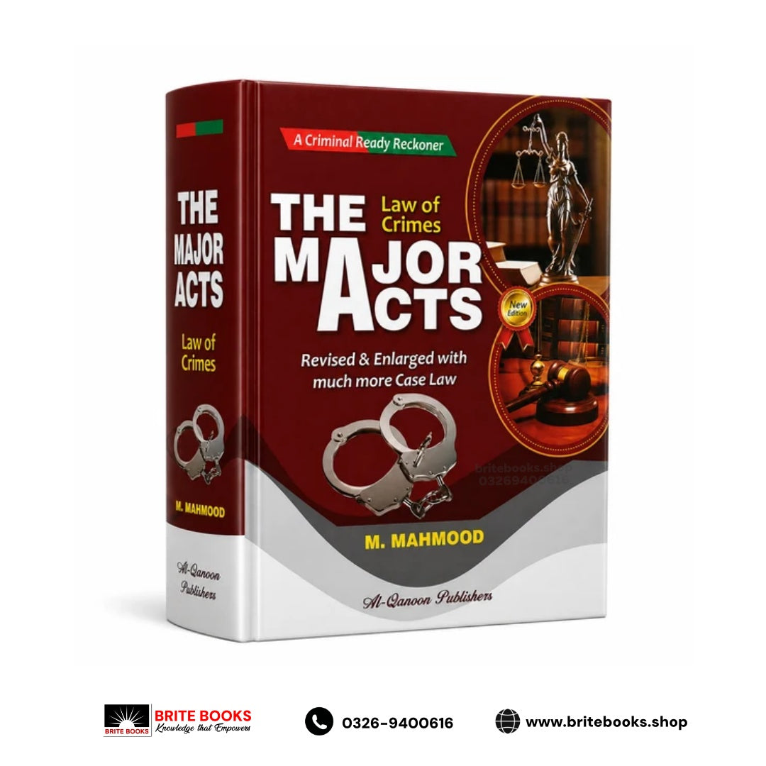 The Major Acts Law of Crimes 2026 by M. Mahmood